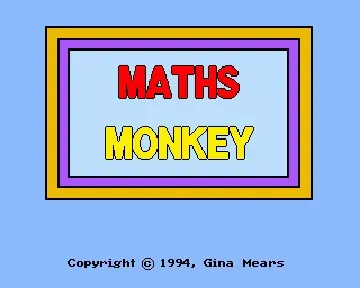 Maths Monkey-Amiga